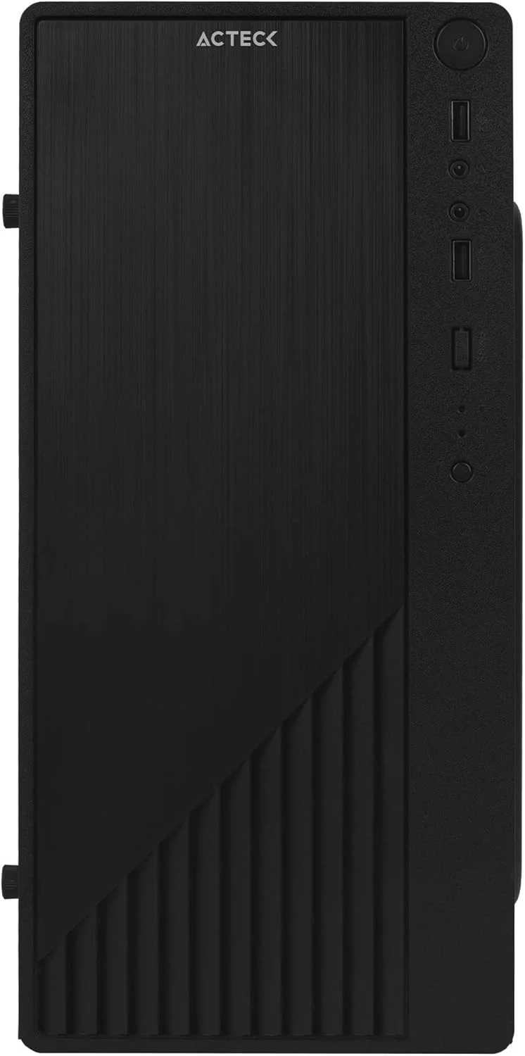 Gabinete Acteck Kioto Gc220 Micro Tower, Fuente 500w, Negro